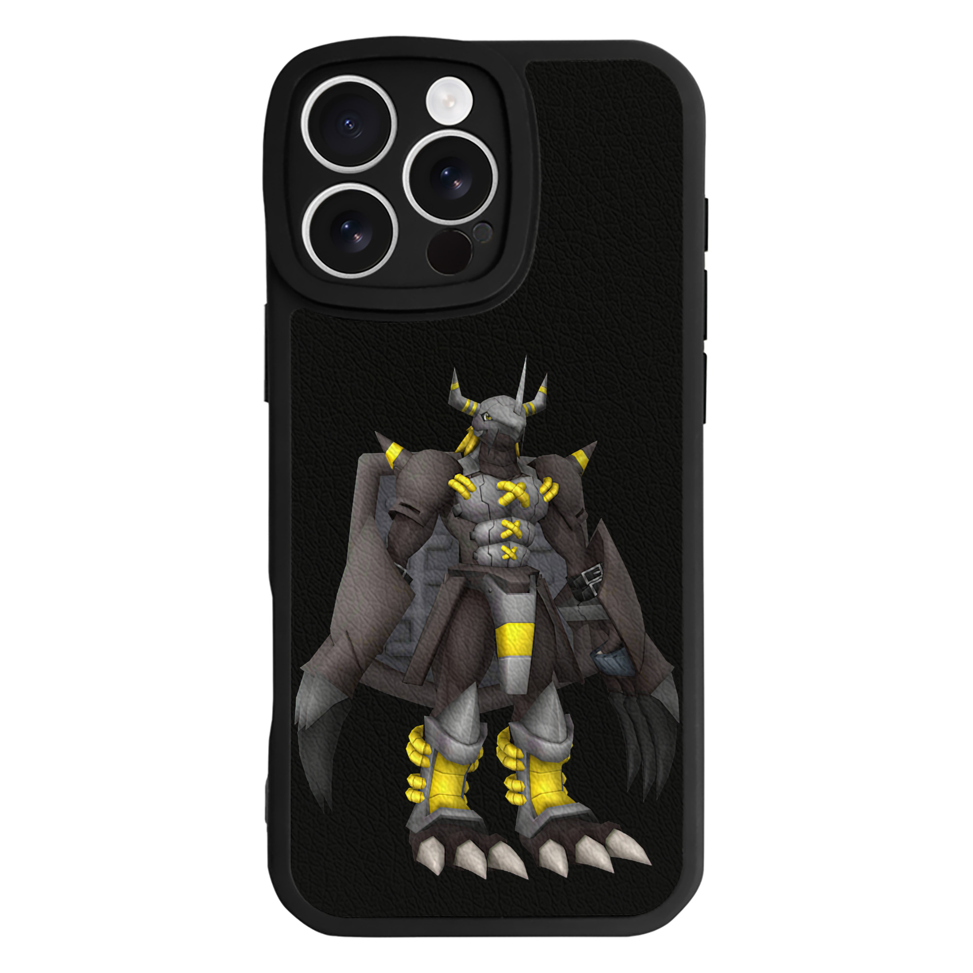 （画像用） Digimon デジタルモンスター/デジモン 【iPhone 16シリーズ対応】シリコンスマホケース（レザー調） 材質：シリコン